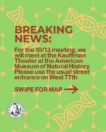 LOCATION UPDATE for our October 13 meeting! 📍⁠
⁠
Our meeting with Dr. Jeremy J. Kirchman will now be held in the Kaufmann Theater at the American Museum of Natural History, rather than the Linder Theater.⁠
⁠
The good news: Kaufmann Theater is right next to Linder Theater, and you'll use the same West 77th Street entrance to enter the museum.⁠
⁠
Everything else remains the same:⁠
📅 Tuesday, October 13⁠
📍 Kaufmann Theater, American Museum of Natural History⁠
🚪 Enter via the West 77th Street entrance⁠
🕡 Doors open at 6:30 PM⁠
🕖 Program begins at 7:00 PM ET⁠
🎟️ Free and open to the public⁠
🔗 Please register on our website for Zoom or to attend in person⁠
⁠
Same entrance. Same time. Just a theater next door!⁠
⁠
#LinnaeanSociety #LSNY #AMNH #Ornithology #BirdScience #NYCBirding #StayCurious